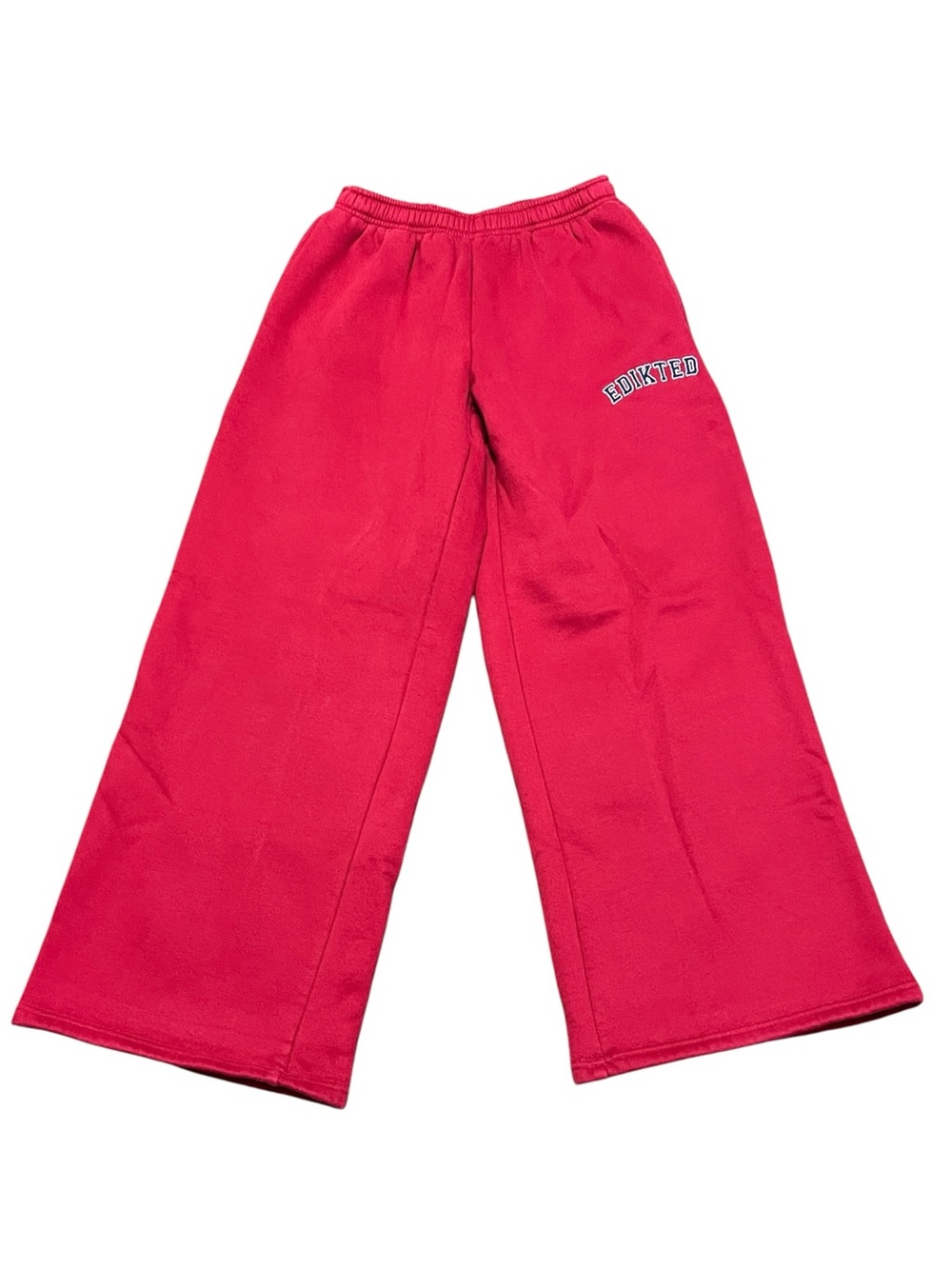 Edikted Women’s Red Major Sweatpants Size S